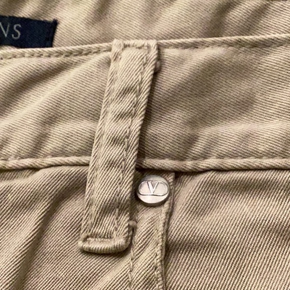 Valentino Beige Tan Nude Jeans Pants sz 12 (34) Like NEW Classic Designer Lux - Picture 7 of 17